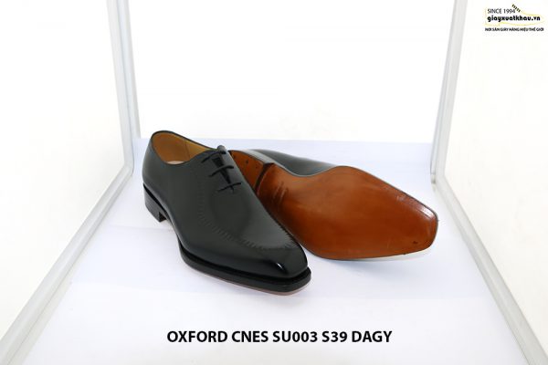 Giày tây nam da bò màu đen Oxford Cnes SU003 size 39 003