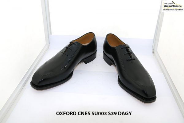 Giày tây nam da bò màu đen Oxford Cnes SU003 size 39 002
