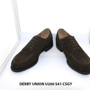 Giày da nam da lộn Derby UNION UR200 size 41 002