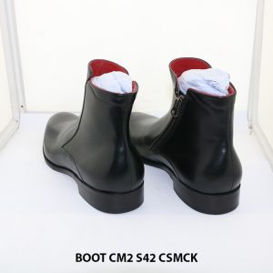 Giày da nam cổ cao Zip Boot dây kéo CM2 size 42 003