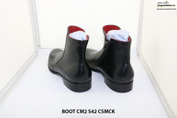 Giày da nam cổ cao Zip Boot dây kéo CM2 size 42 003