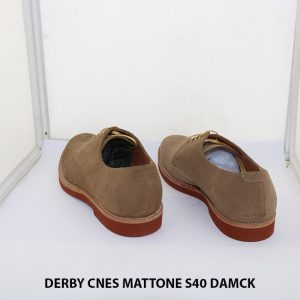 Giày tây nam da lộn Derby CNES MATTONE Size 40 004