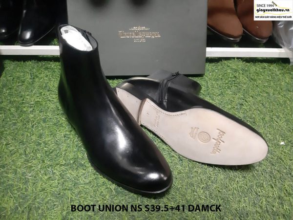 Giày da nam cổ cao Zip Boot UNION NS size 39.5+41 004