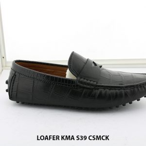Giày lười nam vân cá sấu Loafer KMA size 39 001