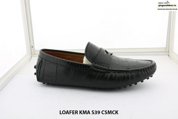 Giày lười nam vân cá sấu Loafer KMA size 39 001