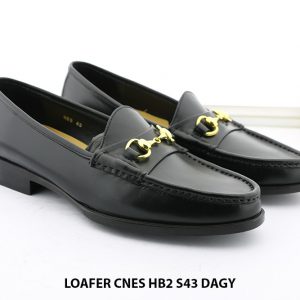 Giày lười nam màu đen Loafer CNES HB2 size 43 002