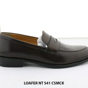 Giày lười nam màu nâu Loafer NT size 41 001