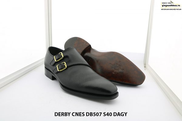 Giày da nam Double Monkstrap CNES DB507 Size 40 003