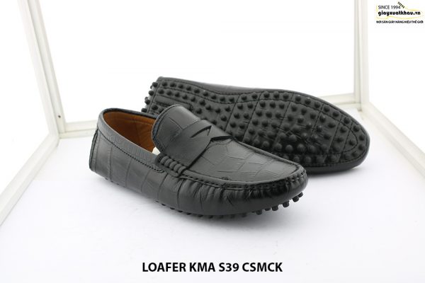 Giày lười nam vân cá sấu Loafer KMA size 39 003